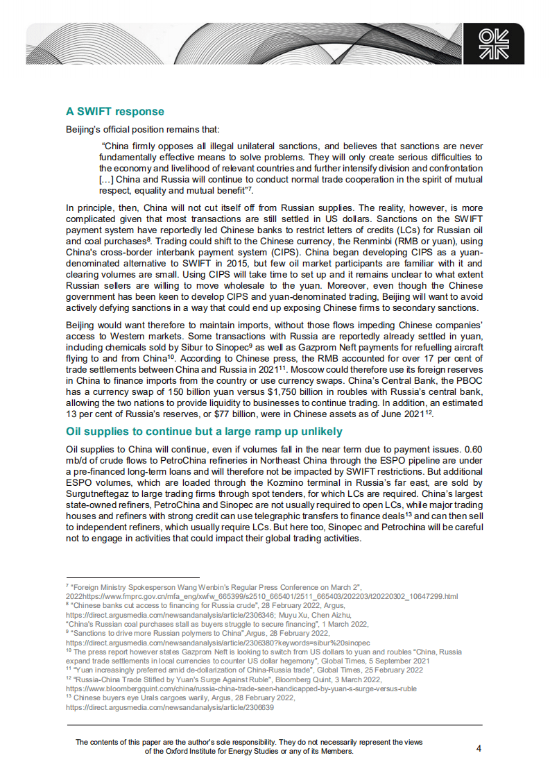 俄乌冲突与中国能源市场（英）-牛津能源研究所.pdf 第4页
