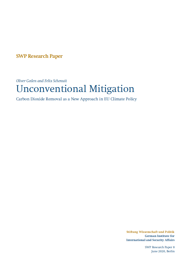 非常规减排：二氧化碳减排是欧盟气候政策中的新方法-SWP.pdf 第3页