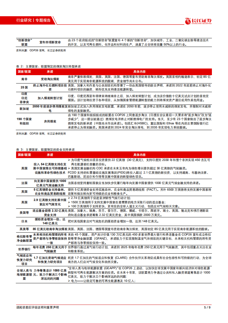 环保：格拉斯哥气候大会落幕，国际碳减排共识得到强化.pdf 第5页