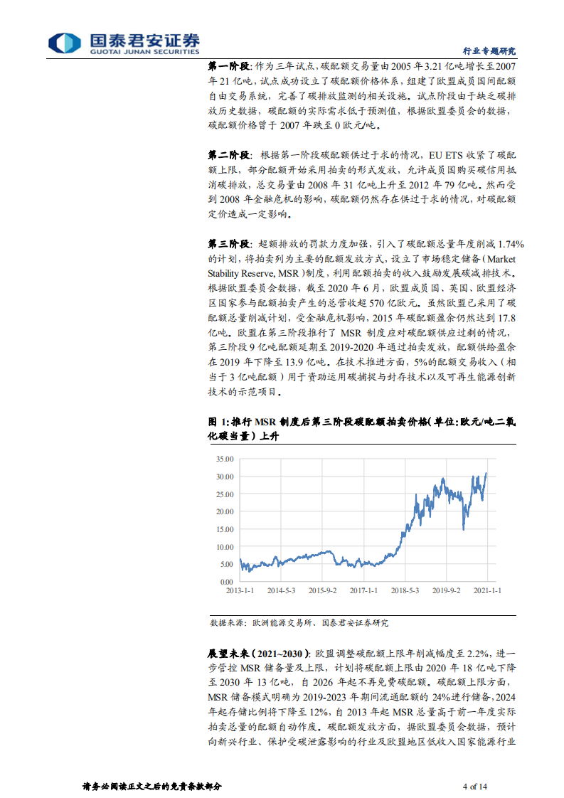 环保行业专题研究：以欧盟为鉴，推演国内碳交易投资路径-国泰君安.pdf 第4页
