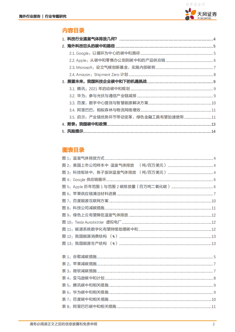 天风证券-碳中和行业专题研究：全球科技巨头在行动.pdf 第2页