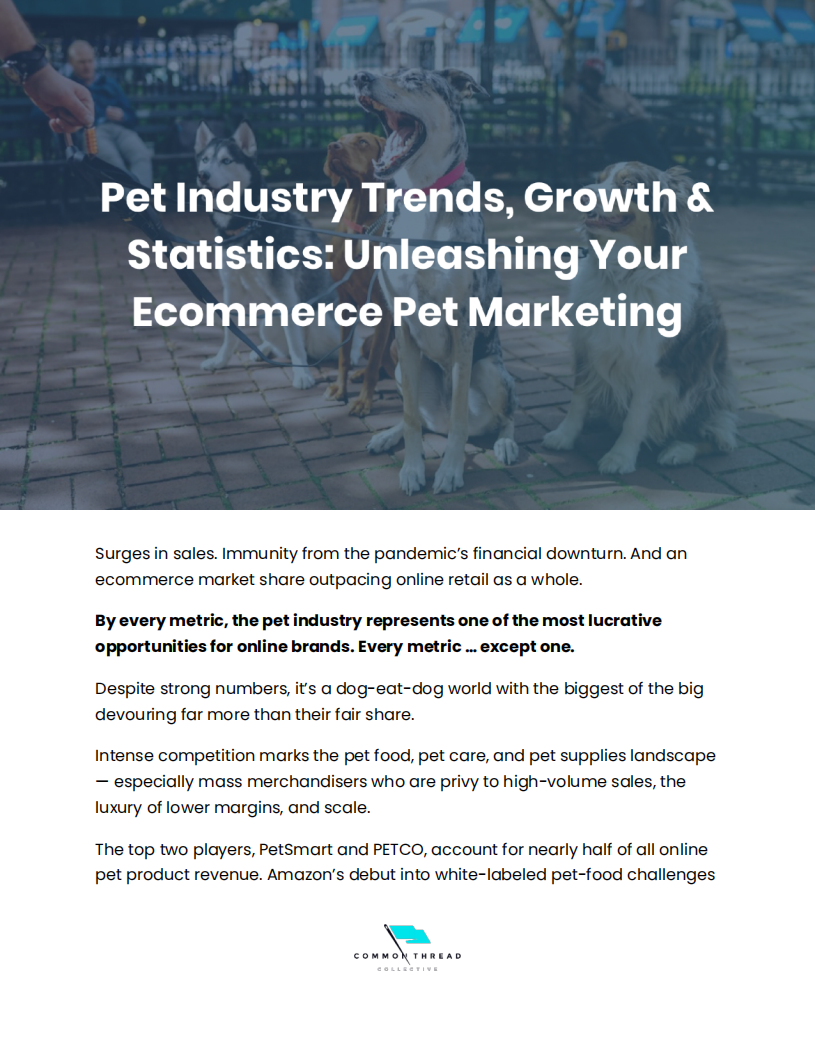 Common Thread：2022年及未来宠物行业趋势、增长和统计数据分析报告-释放宠物电商营销的潜力（英文版）.pdf 第1页