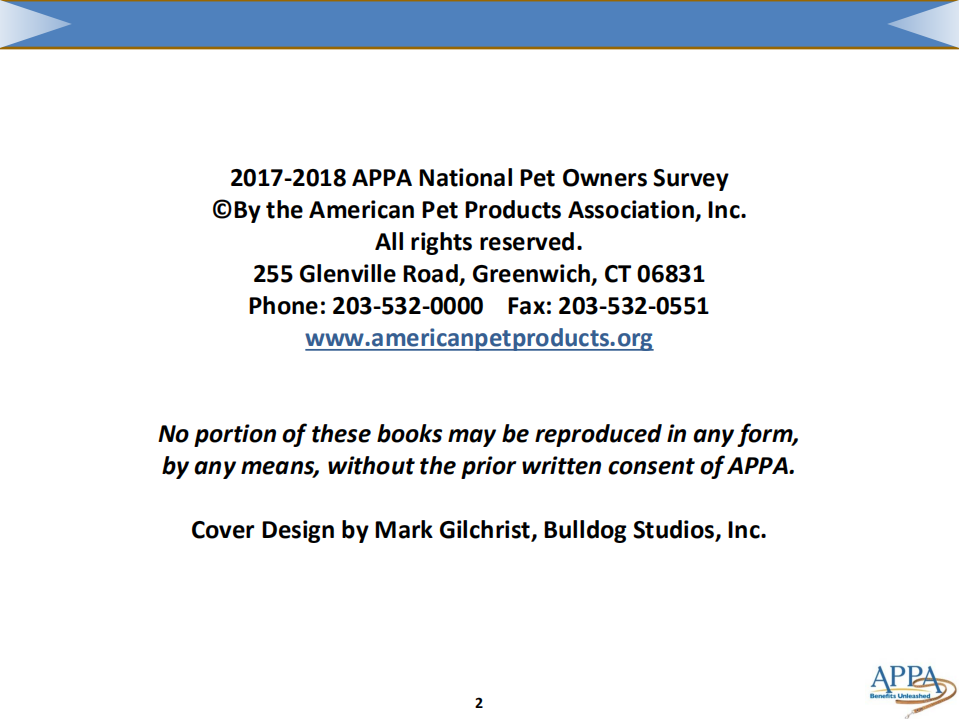 美国宠物用品协会（APPA）：2017-2018年美国养宠人群调查报告（英文版）.pdf 第2页