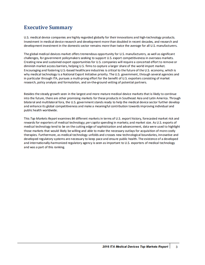 美国商务部（USDC）：2016年美国医疗器械市场报告（英文版）.pdf 第5页