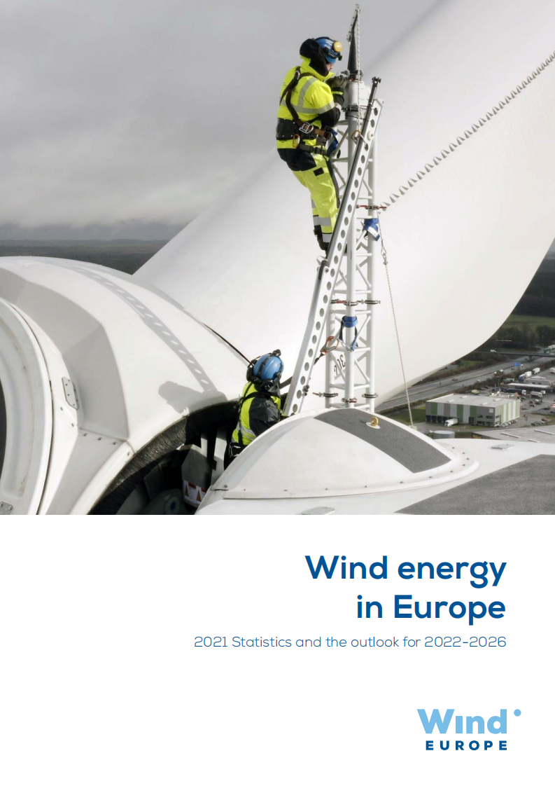 欧洲风能协会（Wind Europe）：欧洲风能报告-2021年统计数据与2022-2026年展望（英文版）.pdf 第1页