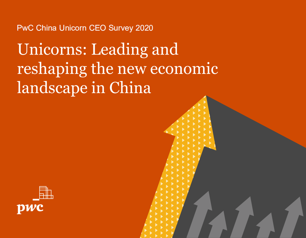普华永道（PwC）：2020年中国独角兽CEO调研报告-引领新经济 重塑新格局（英文版）.pdf 第1页