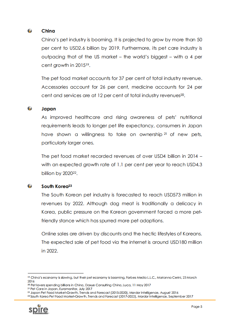SpirE：2018年第一季度亚洲宠物经济报告（英文版）.pdf 第5页