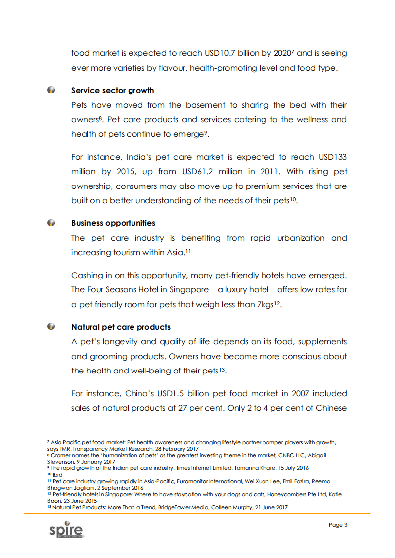 SpirE：2018年第一季度亚洲宠物经济报告（英文版）.pdf 第3页