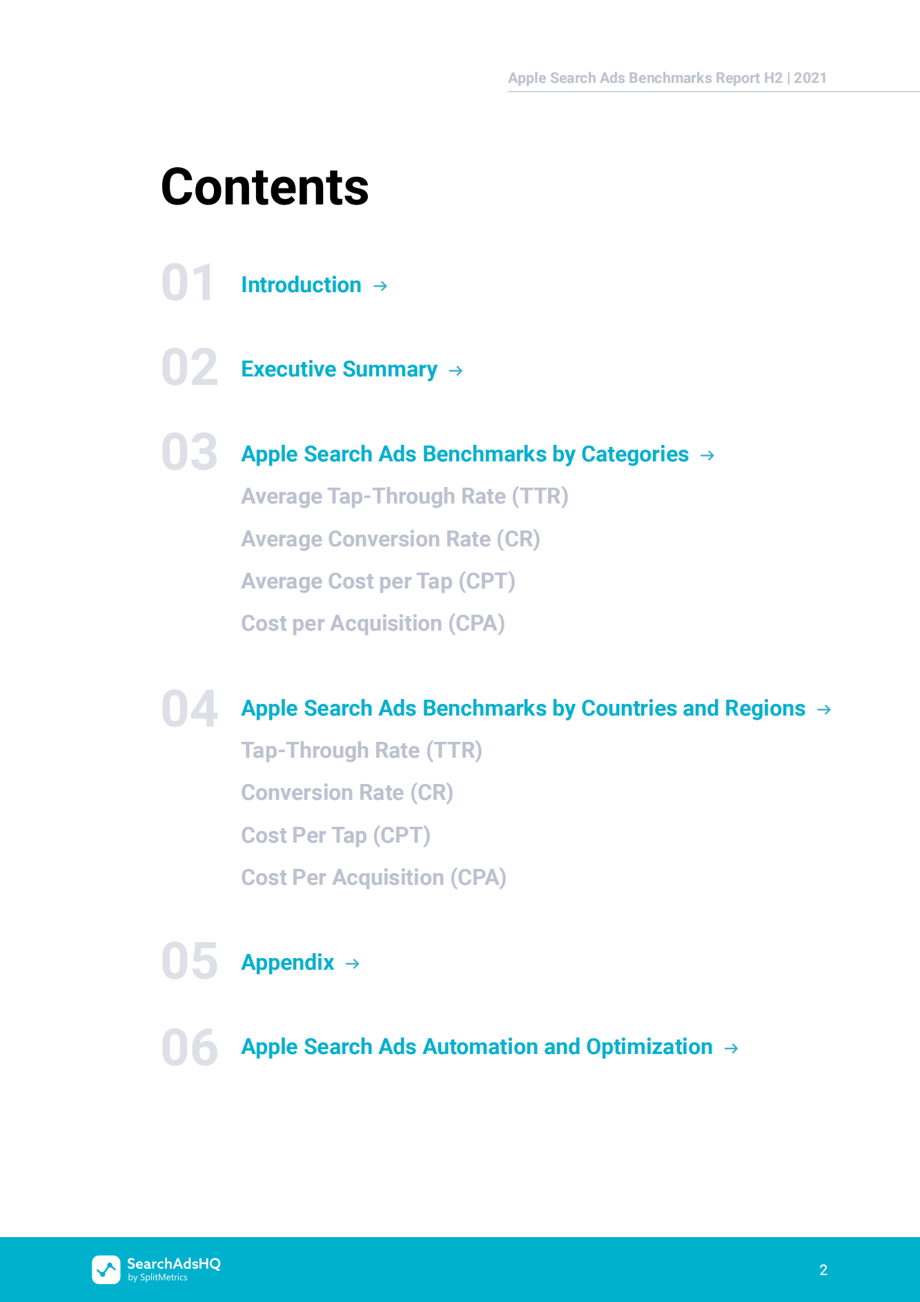 SplitMetrics：2021下半年苹果搜索广告指标报告（英文版）.pdf 第2页