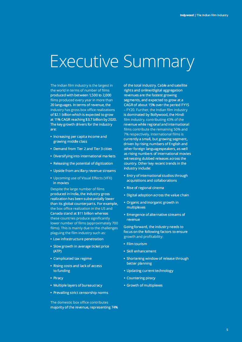 德勤（Deloitte）：2016年印度电影行业报告（英文版）.pdf 第5页
