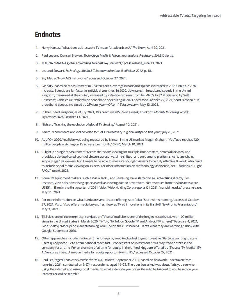 德勤（Deloitte）：可寻址电视广告-瞄准受众（英文版）.pdf 第5页