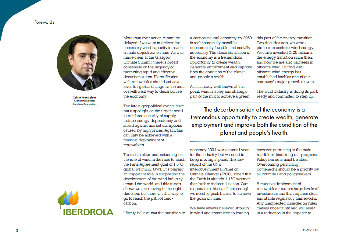 全球风能大会（GWEC）：2022年全球风能报告（英文版）.pdf 第4页