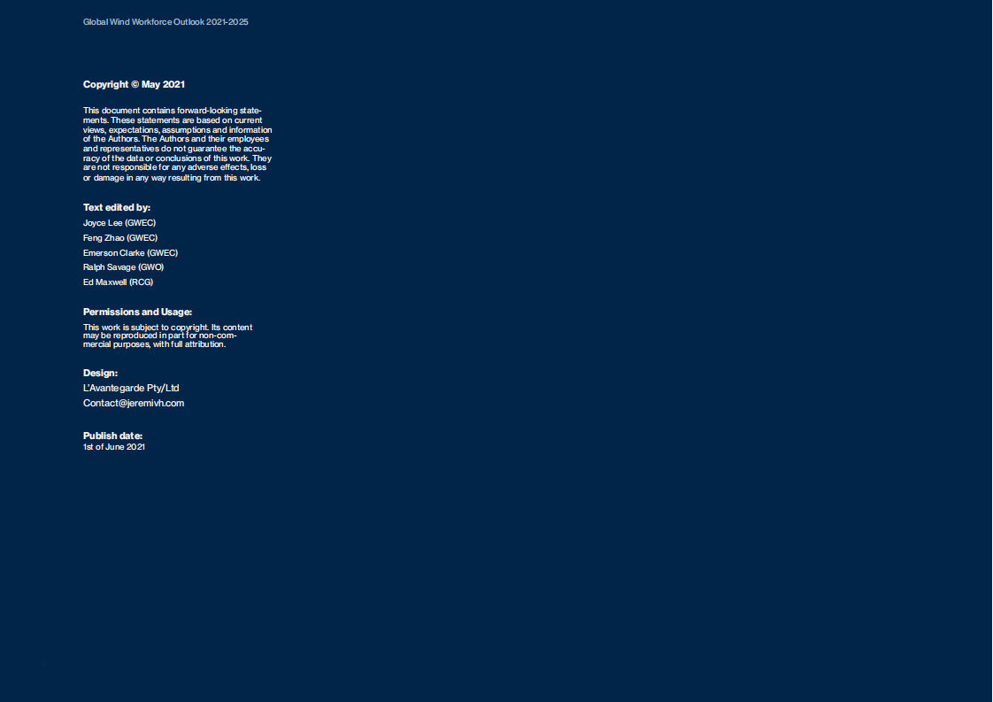 全球风能理事会（GWEC）：2021-2025年全球风能劳动力展望报告（英文版）.pdf 第2页