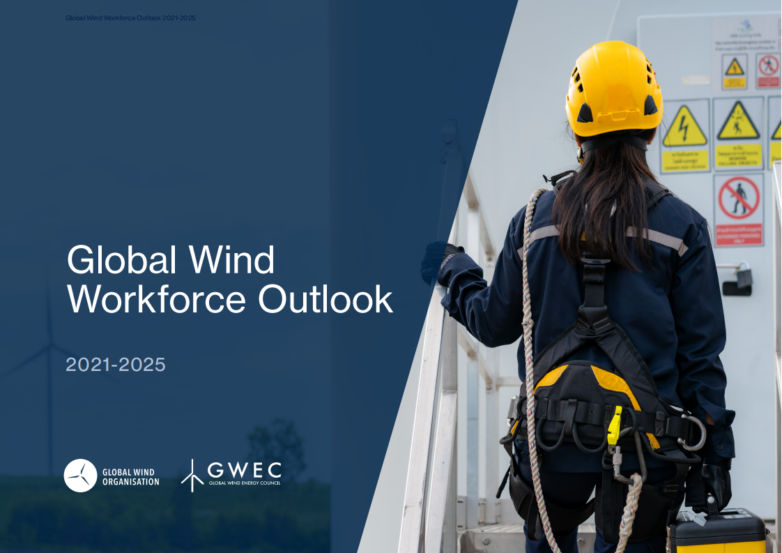 全球风能理事会（GWEC）：2021-2025年全球风能劳动力展望报告（英文版）.pdf 第1页