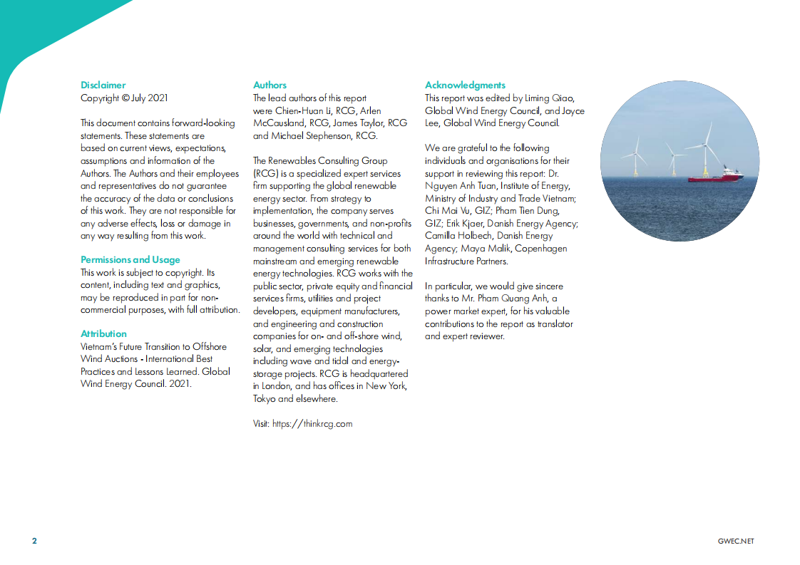 全球风能理事会（GWEC）：越南海上风电市场展望报告-国际最佳实践和经验教训（英文版）.pdf 第2页