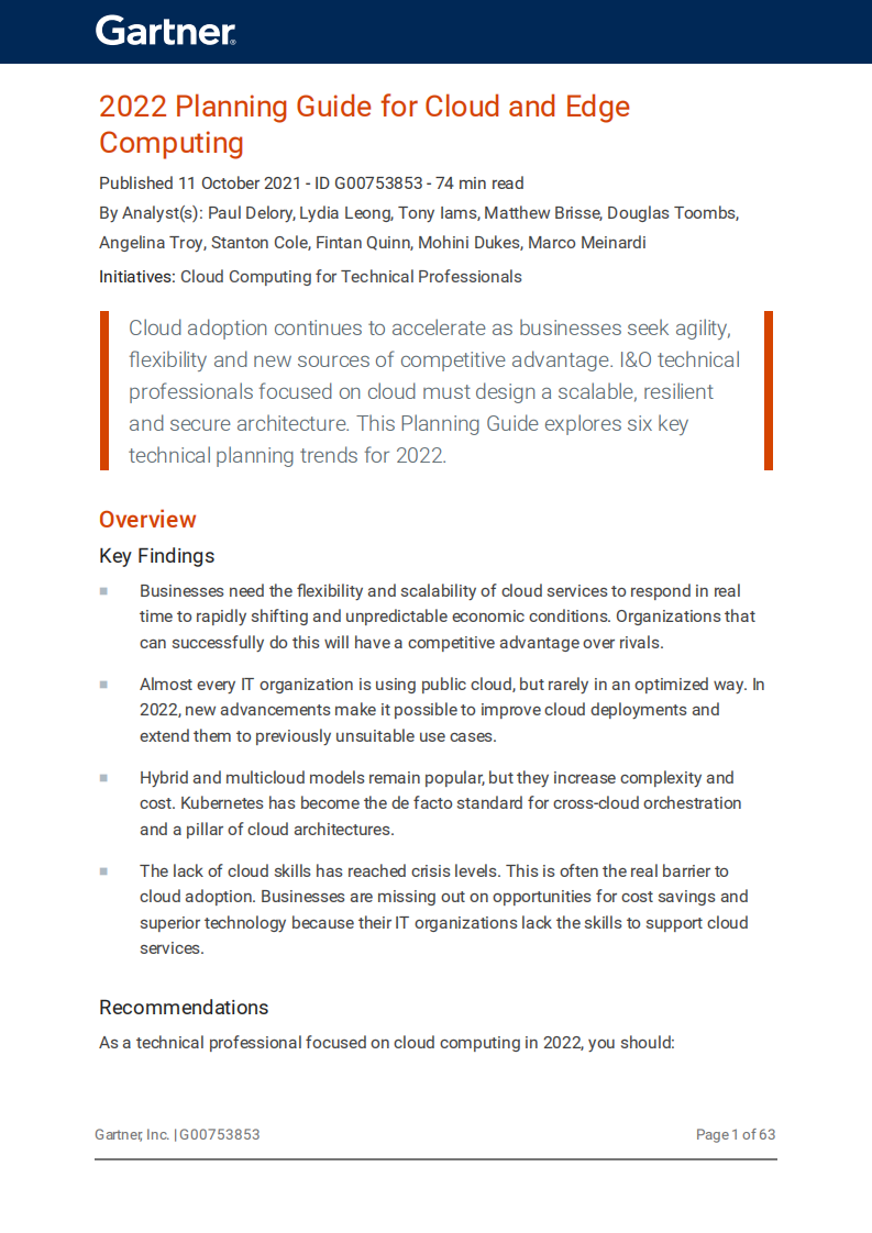 Gartner：2022年云计算与边缘计算规划指南（英文版）.pdf 第2页