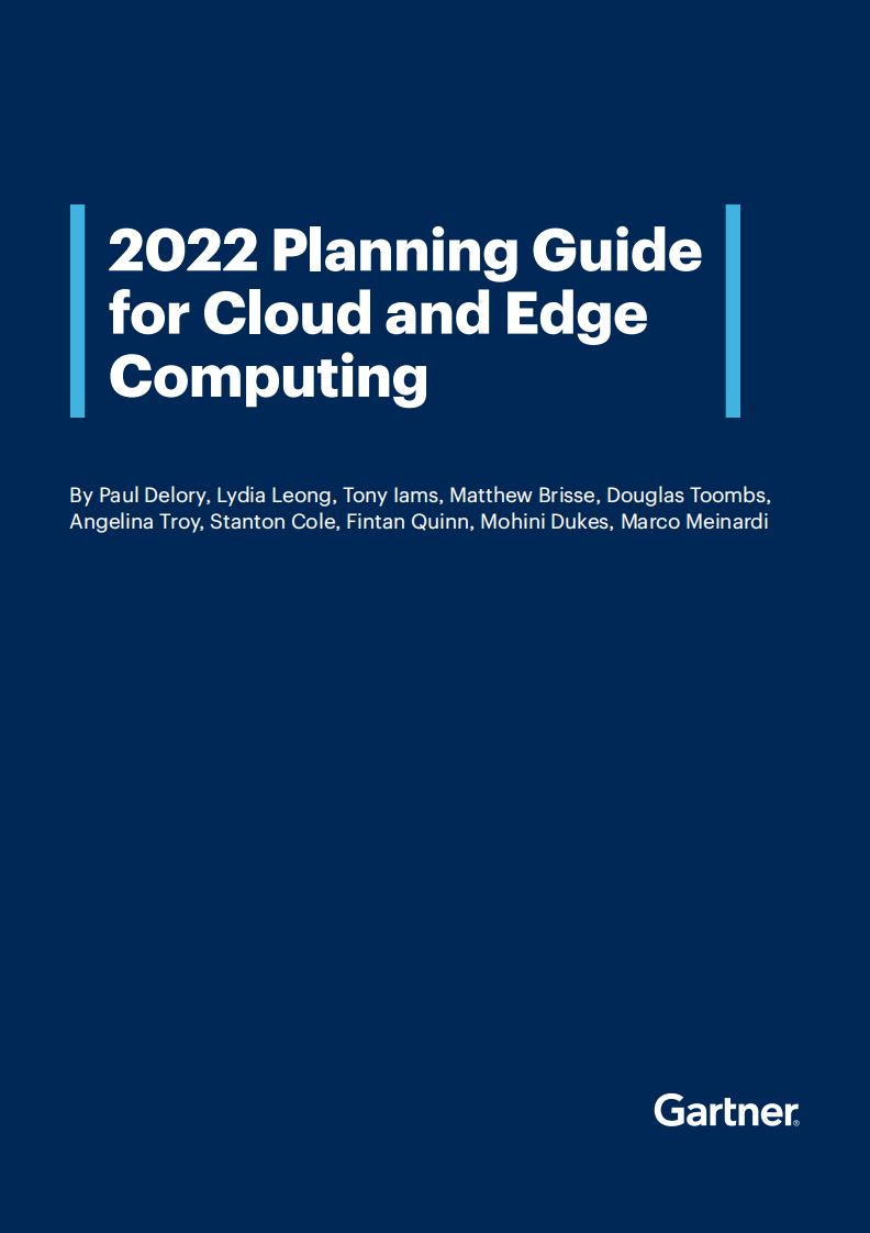 Gartner：2022年云计算与边缘计算规划指南（英文版）.pdf 第1页