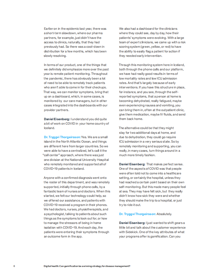 麦肯锡（McKinsey）：数字健康-游戏化能否成为疾病管理的制胜战略？（英文版）.pdf 第6页