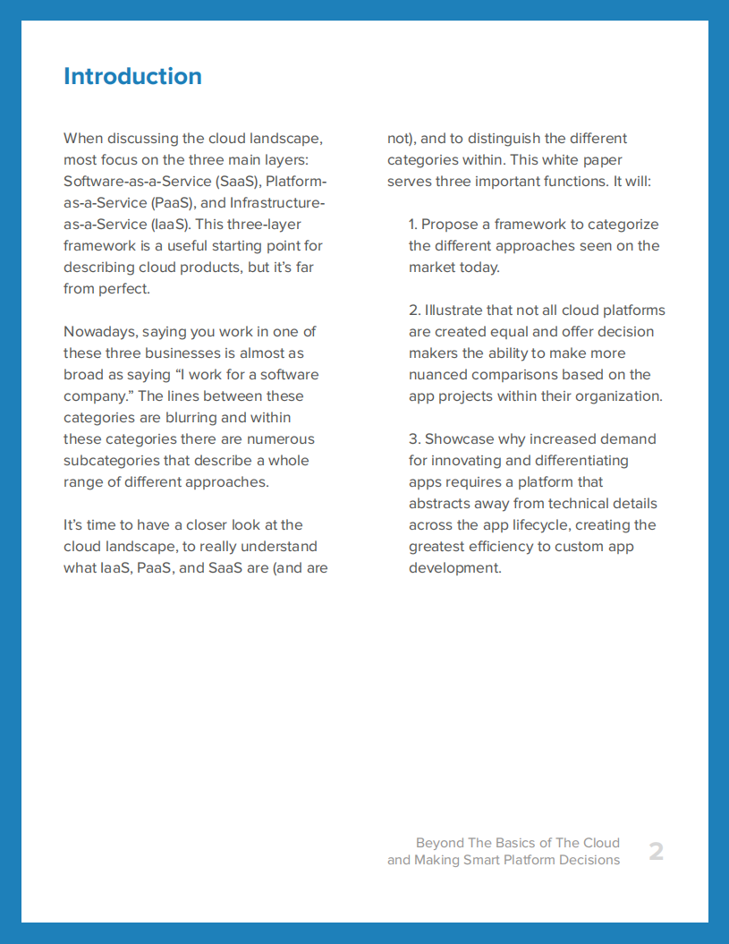 Mendix：超越云计算-制定智能平台决策（英文版）.pdf 第2页