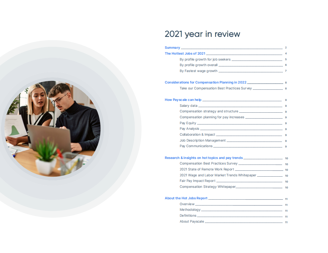 Payscale：2021年就业市场回顾报告-最热门职业及未来薪酬规划（英文版）.pdf 第3页