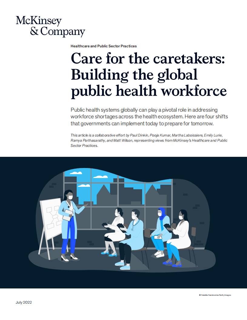 麦肯锡（McKinsey）：关爱医护人员-建设全球公共卫生人才队伍（英文版）.pdf 第1页