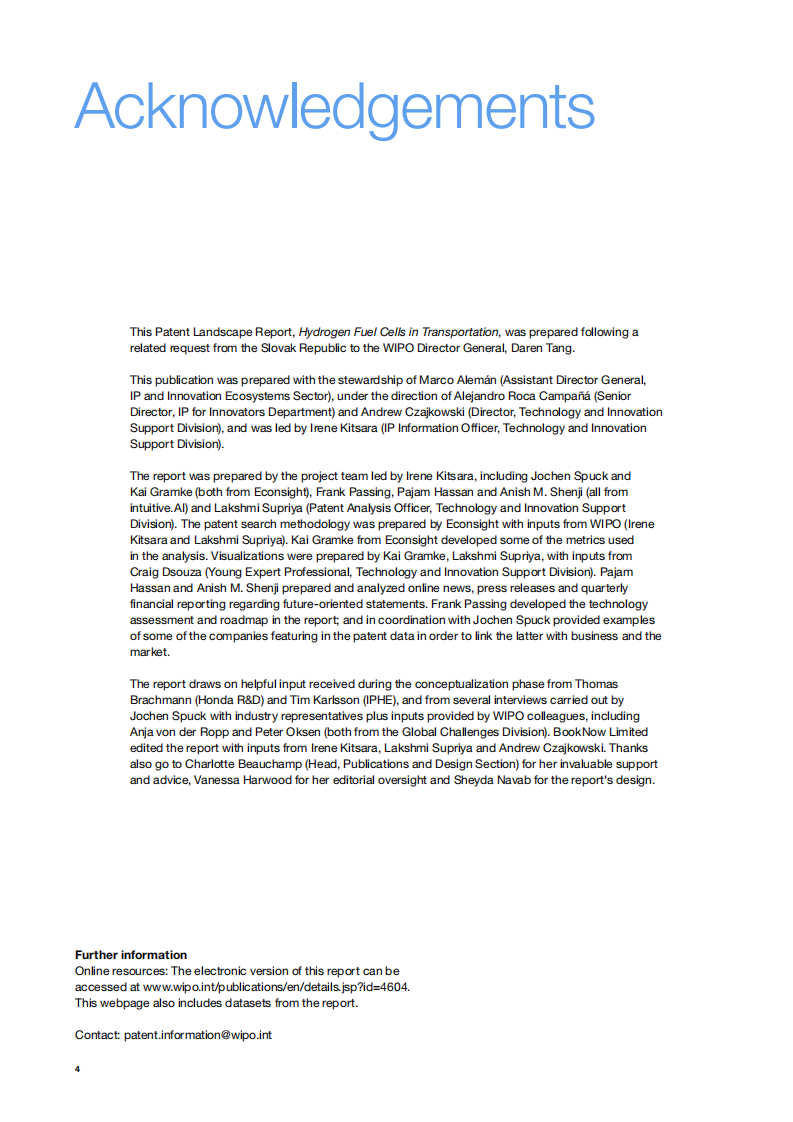 世界知识产权组织（WIPO ）：2022年专利态势报告-交通运输领域的氢燃料电池（英文版）.pdf 第5页