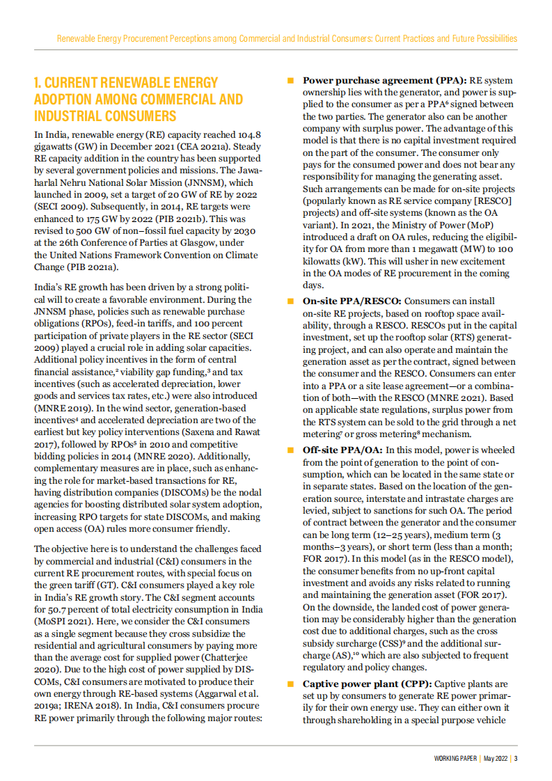 世界资源研究所（WRI ）：商业和工业消费者对可再生能源采购的看法（英文版）.pdf 第3页