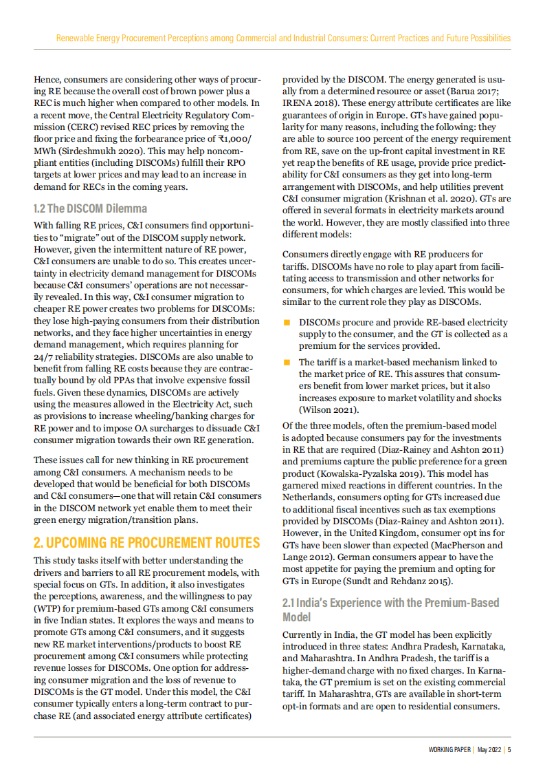 世界资源研究所（WRI ）：商业和工业消费者对可再生能源采购的看法（英文版）.pdf 第5页