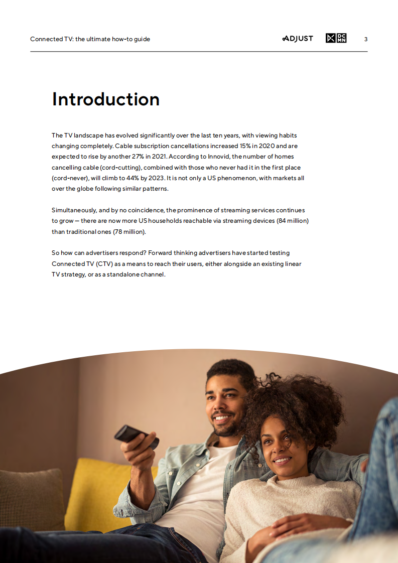 Adjust & DCMN：联网电视全方位指南-带领移动端广告主洞悉CTV行业全景（英文版）.pdf 第3页