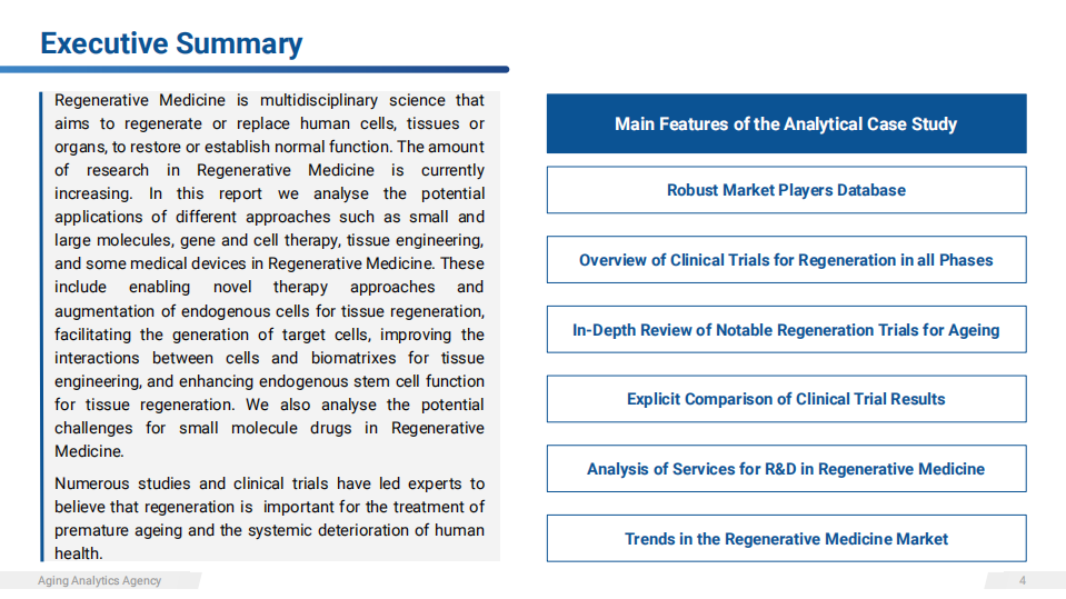 Aging Analytics Agency：2022年第一季度再生医学产业综述报告（英文版）.pdf 第4页