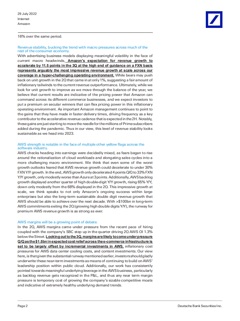 德意志银行（Deutsche Bank）：亚马逊-宏观风暴中的港口（英文版）.pdf 第2页