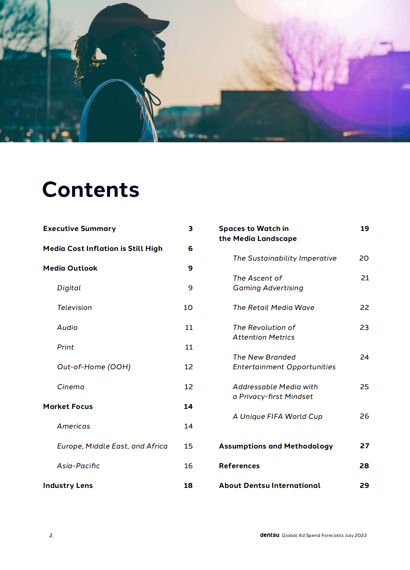 电通（Dentsu）：2022年7月全球广告支出预测报告（英文版）.pdf 第2页