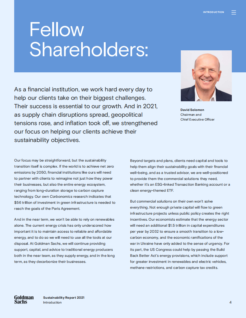 高盛（GOLDMAN SACHS GROUP）2021年可持续发展报告（英文版）.pdf 第4页