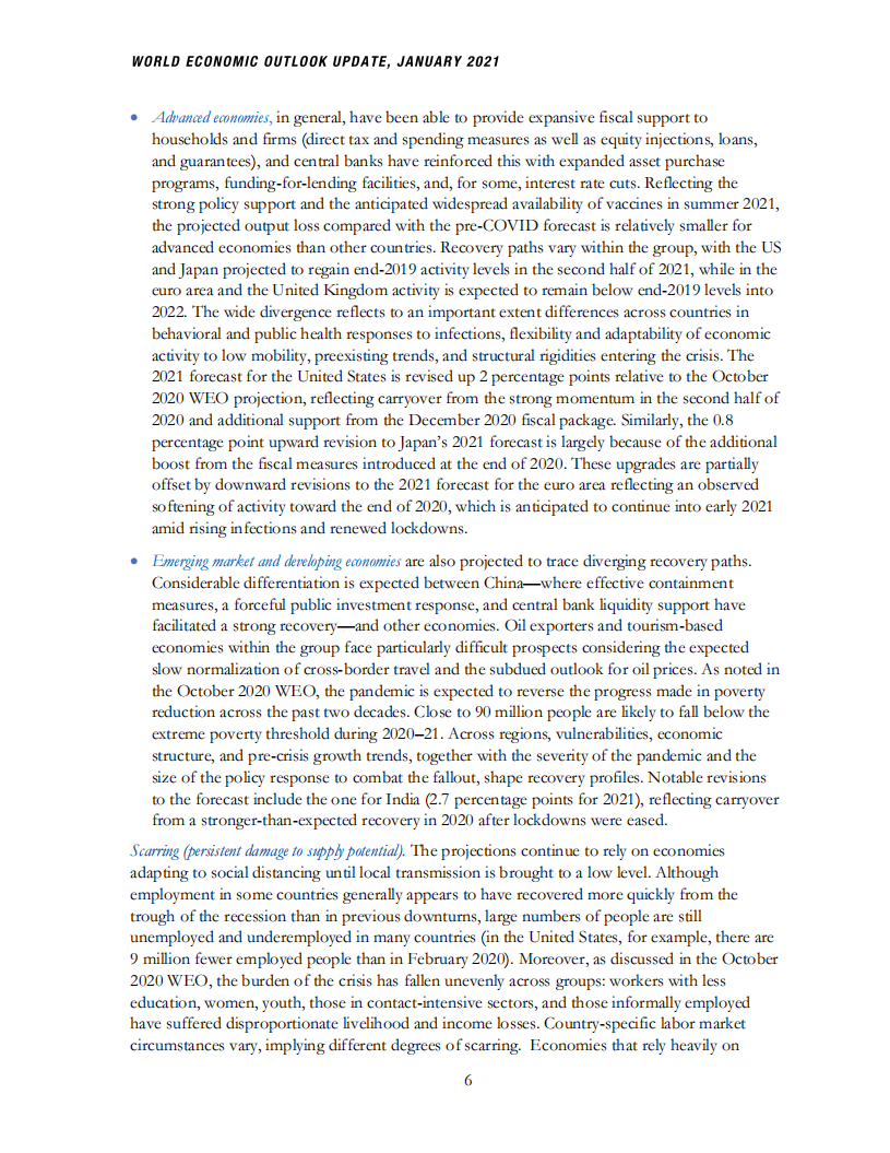 国际货币基金组织（IMF）：2021年1月世界经济展望更新报告（英文版）.pdf 第6页