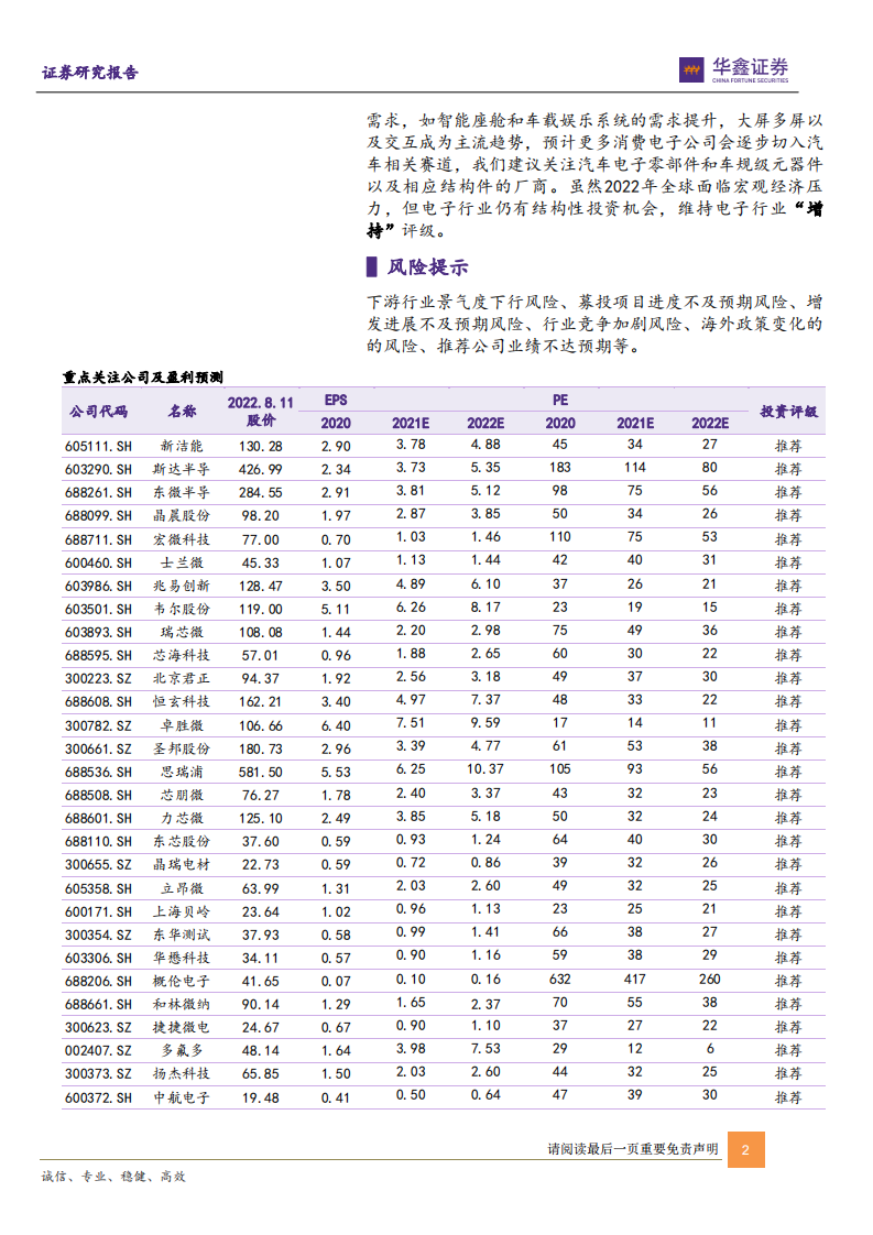 电子行业：芯片人才供不应求，产业结构仍需升级-220811.pdf 第2页