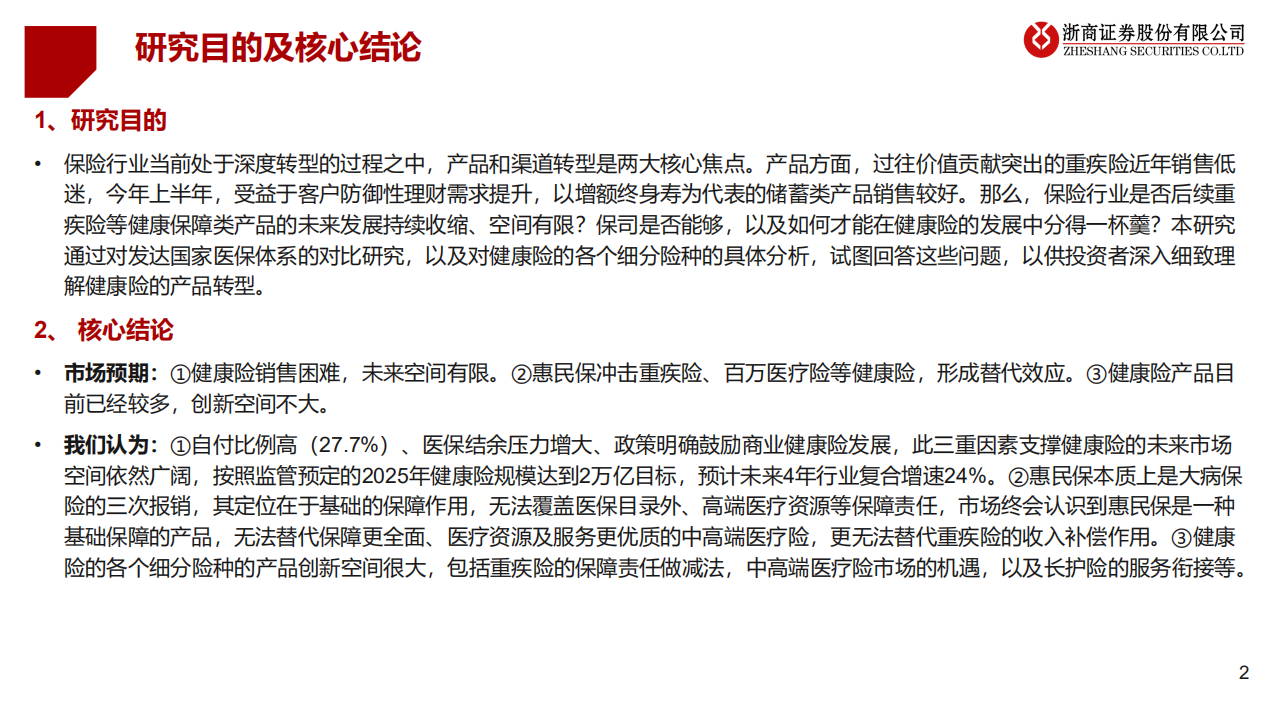 保险行业大健康专题报告之一：健康险产品创新大有可为，必有所为-220630.pdf 第2页