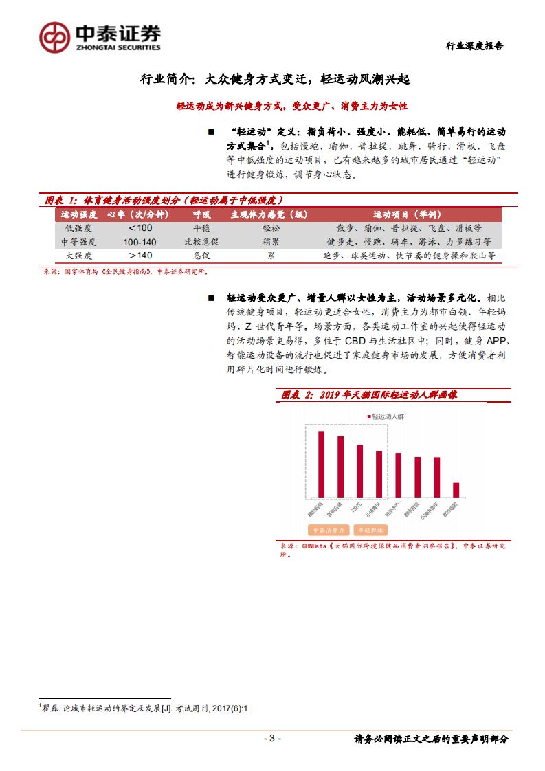 纺织服装行业深度报告：女性运动兴起，引爆轻运动市场-220709.pdf 第3页