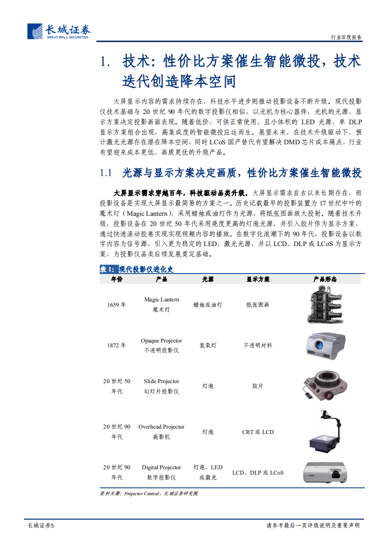 家电行业深度报告：大屏时代序幕拉开，智能微投正当时日-220705.pdf 第5页