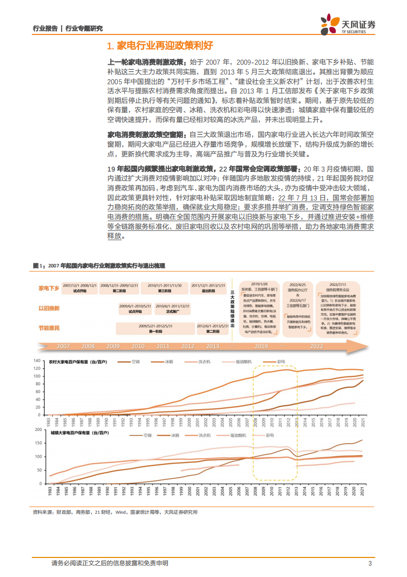 家用电器行业：家电消费刺激政策2.0下的行业发展机遇-220723.pdf 第3页