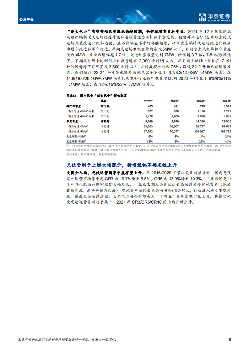 公用环保行业：绿电估值修复，把握装机 电价预期差-220723.pdf 第6页