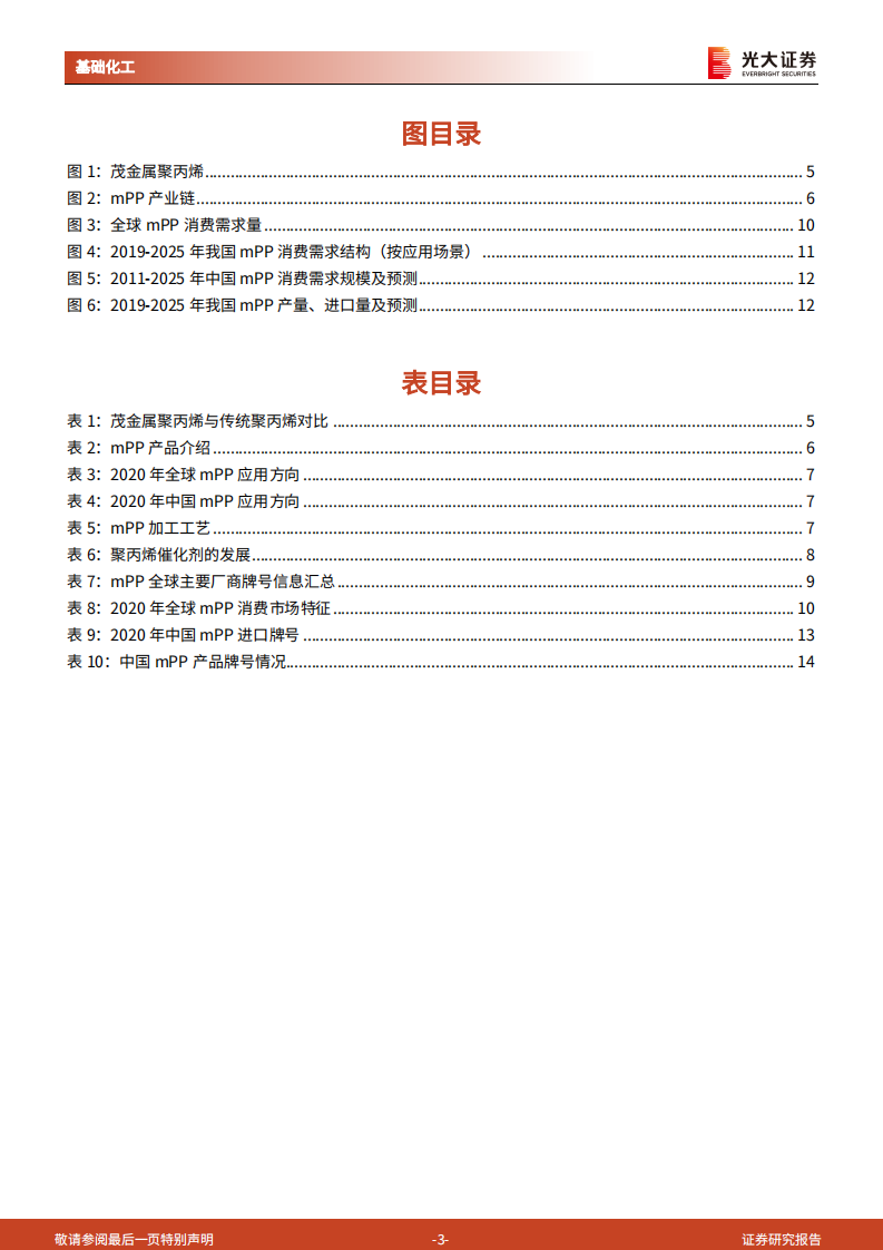 基础化工行业中国化工新时代系列报告之mPP：茂金属聚丙烯需求快速增长，国内进口替代进程有望加速-220728.pdf 第3页