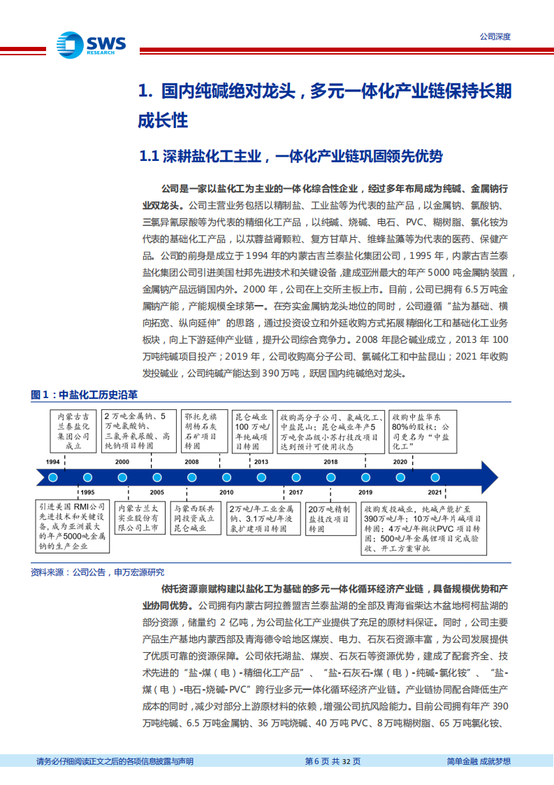 中盐化工-资源优势巩固盐化工龙头地位，兼并扩能受益纯碱高景气-220707.pdf 第6页