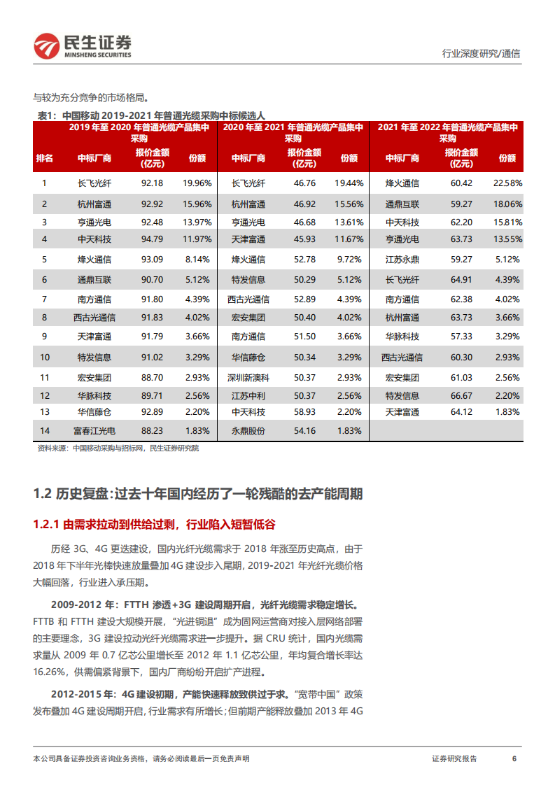 通信行业深度报告：光纤光缆龙头转型及前景分析-220728.pdf 第6页