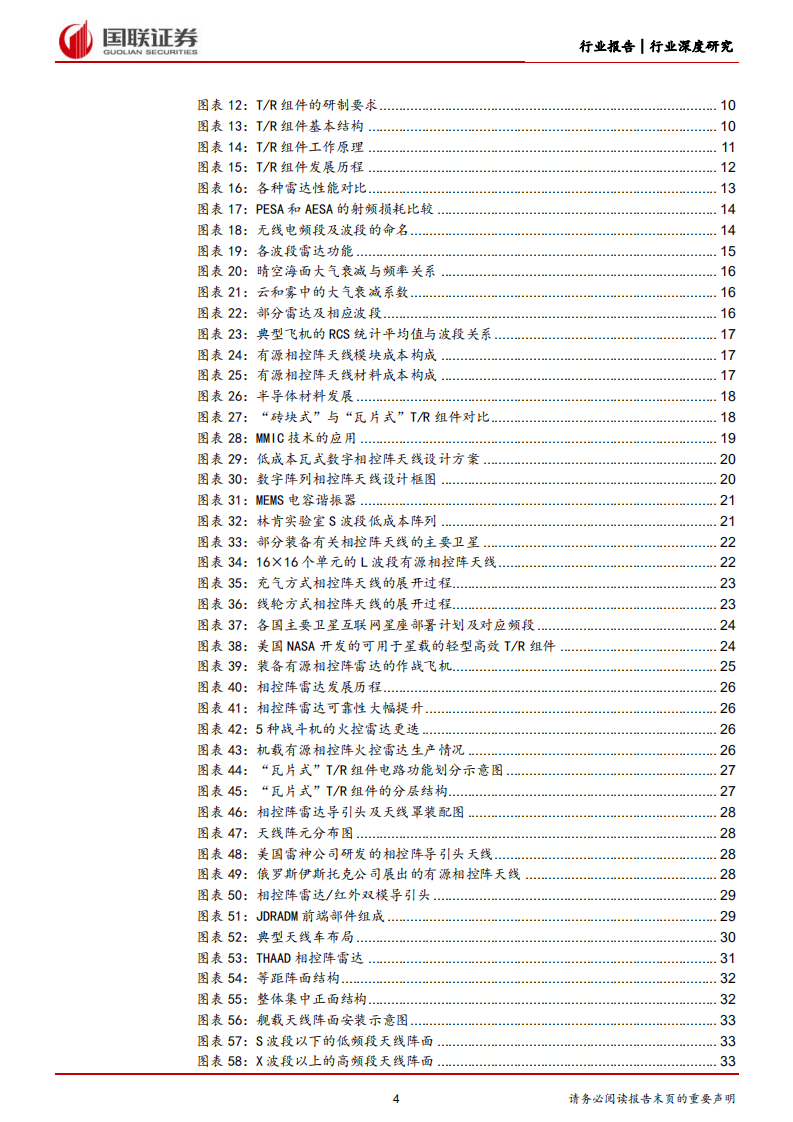 国防军工行业：T R组件成本降低，有源相控阵雷达替代空间广-220728.pdf 第4页