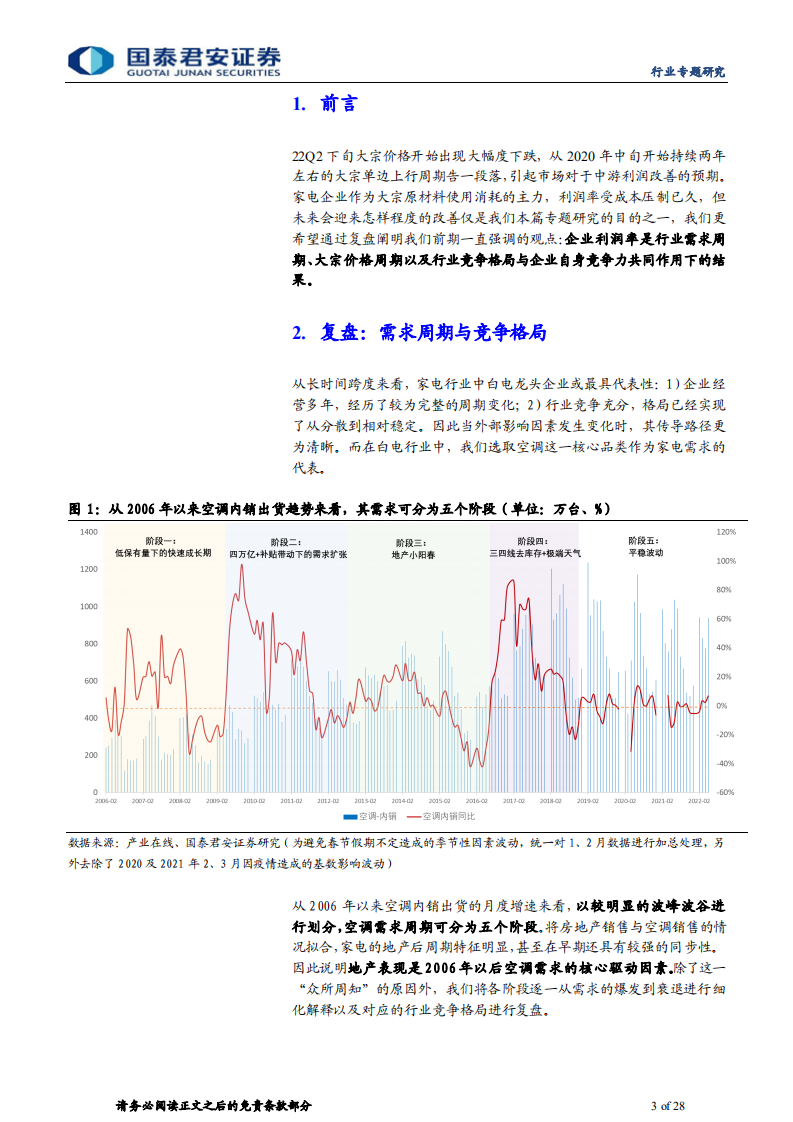 白电行业深度复盘：以空调为例，探寻白电企业利润率变化的根本-220810.pdf 第3页