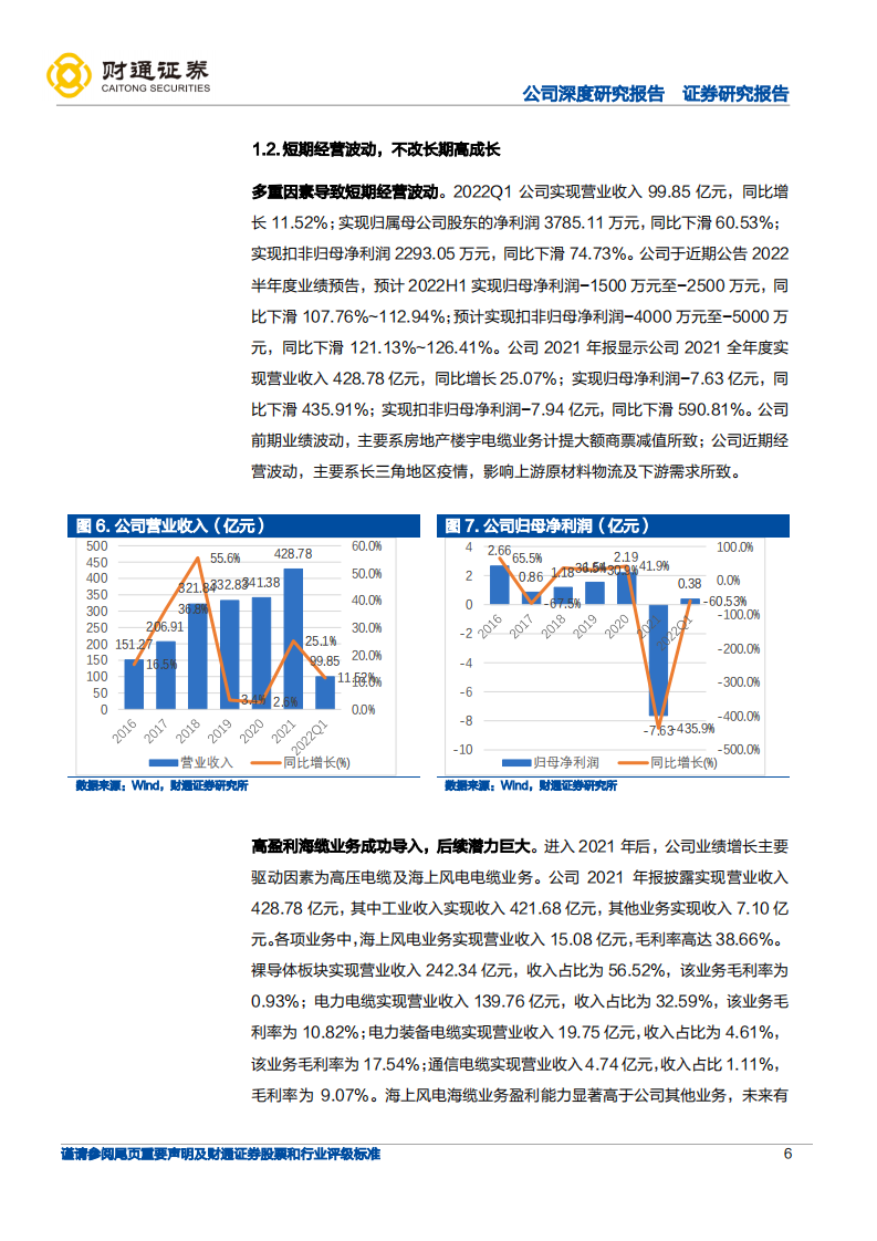 宝胜股份-线缆巨头依托优势资源，快速切入海缆行业 -220727.pdf 第6页