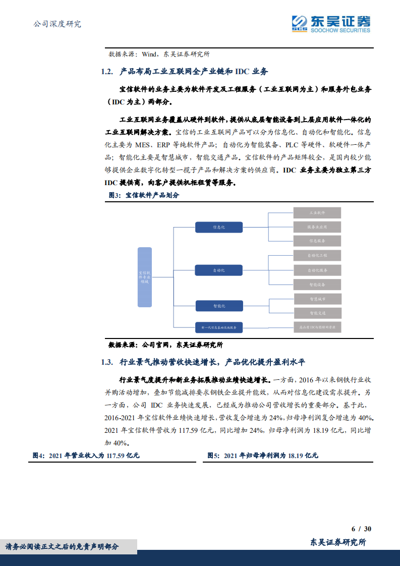 宝信软件-钢铁信息化持续高景气，宝信业绩迎来量质双升-220712.pdf 第6页
