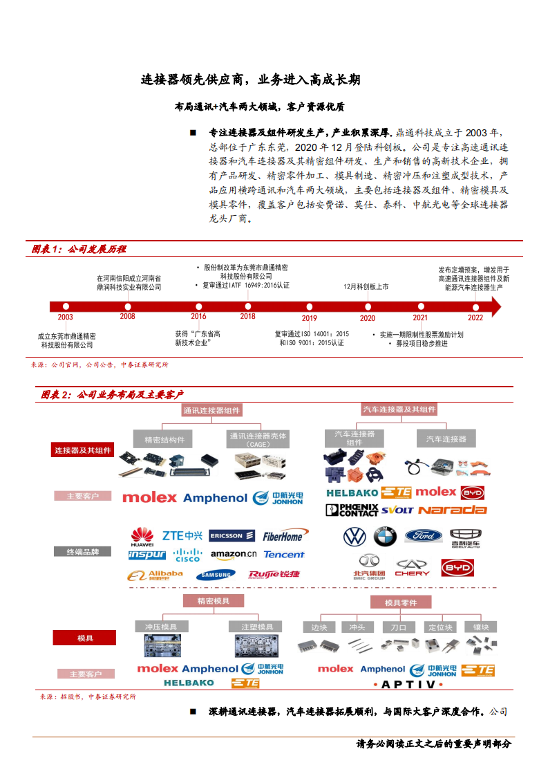 鼎通科技-连接器新锐，通信+汽车业务驱动成长-220809.pdf 第5页