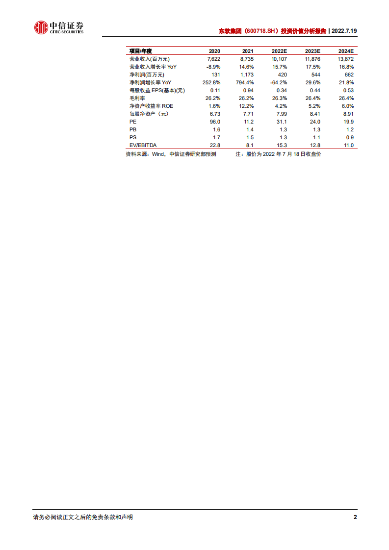 东软集团-投资价值分析报告：软件能力为根基，座舱智能化新领军-220719.pdf 第2页