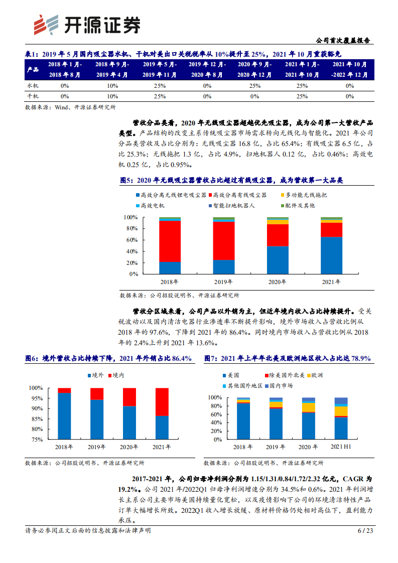 富佳股份：吸尘器代工主业稳健，洗地机新品类打开成长空间-220809.pdf 第6页